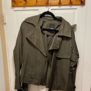 Simply Vera Wang Army Green crop jacket